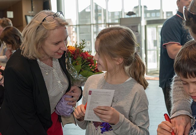 Frau Dr. Weiler mit Kind